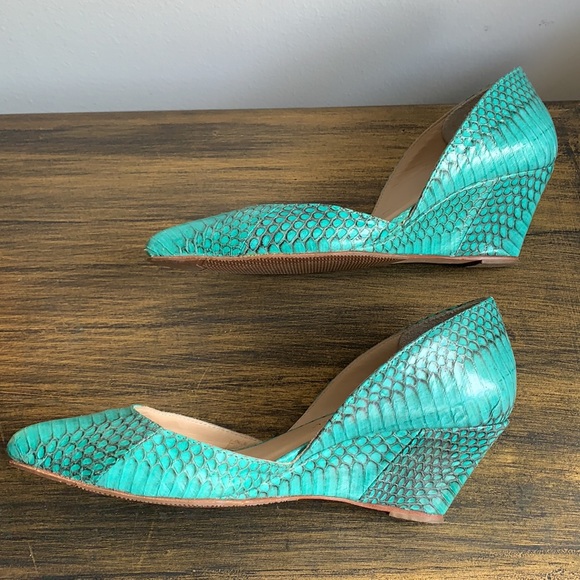 Loeffler Randall Wedge Pumps Size 6.5 🧜‍♀️ 🐚 - Picture 3 of 7